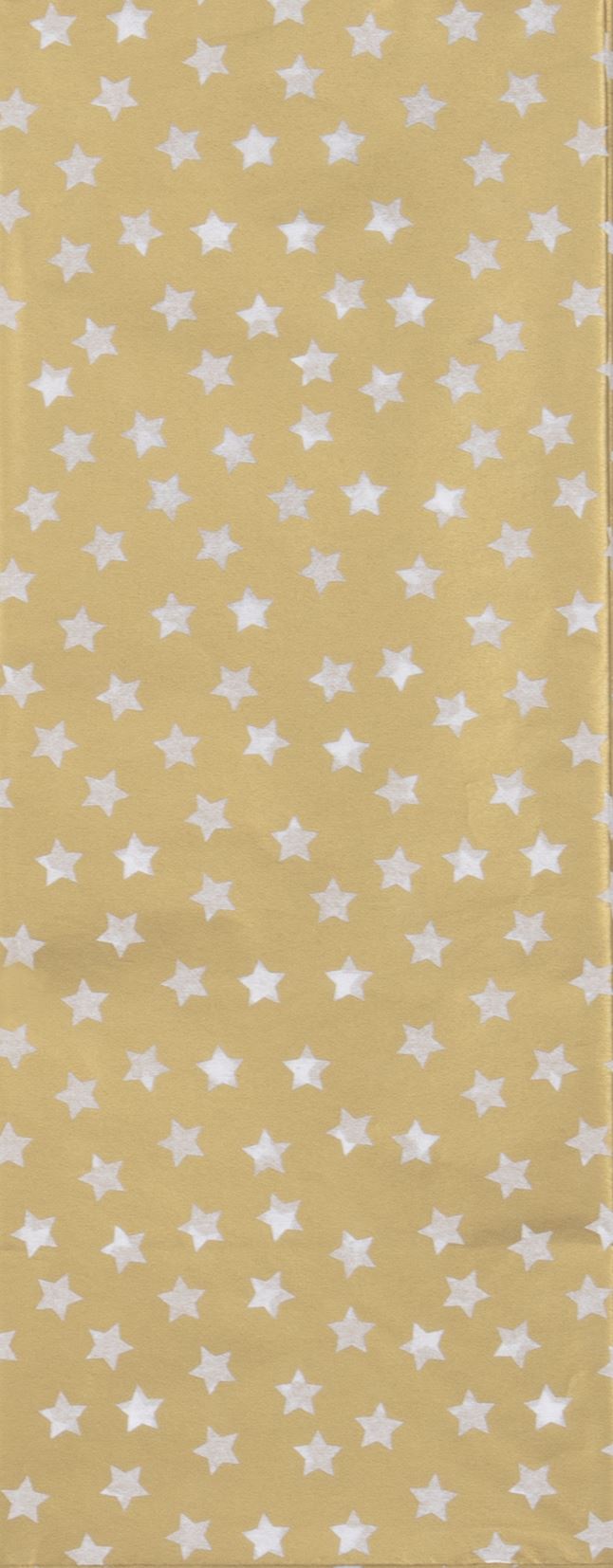 Tissue Wrap Stars Gold