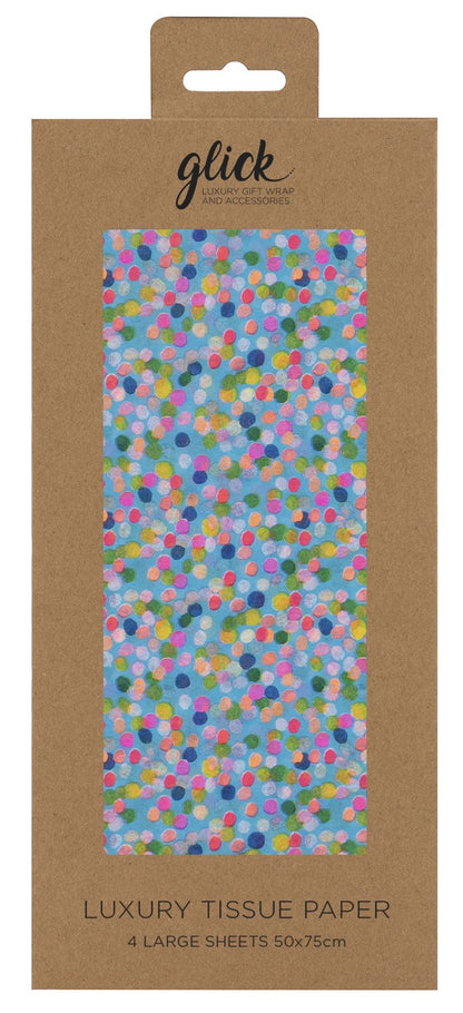 Tissue Spotty Blue