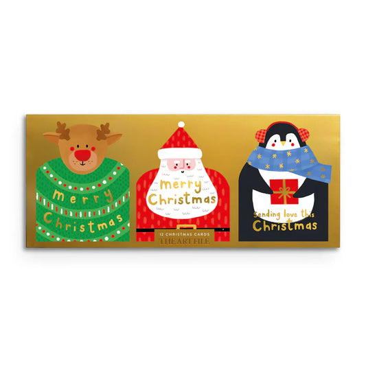 Christmas Characters - 12x Card Box