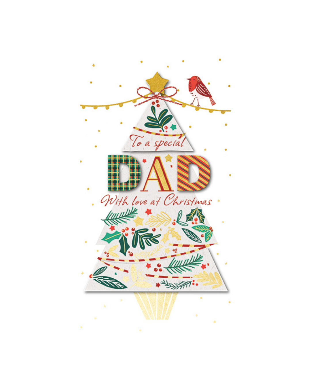 Card Dad Christmas Tree