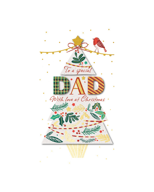 Card Dad Christmas Tree