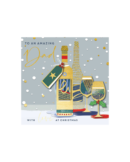 Card Festive Drinks Dad