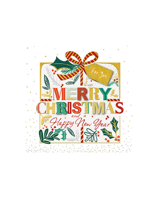 Card Merry Christmas Present