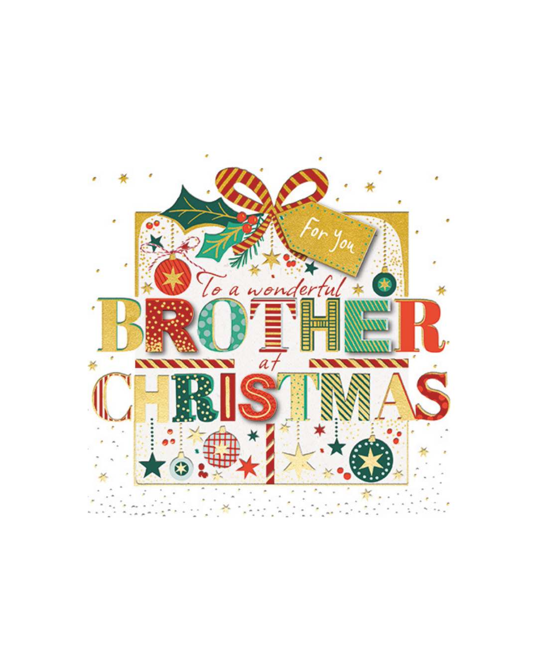 Card A Present For You Brother