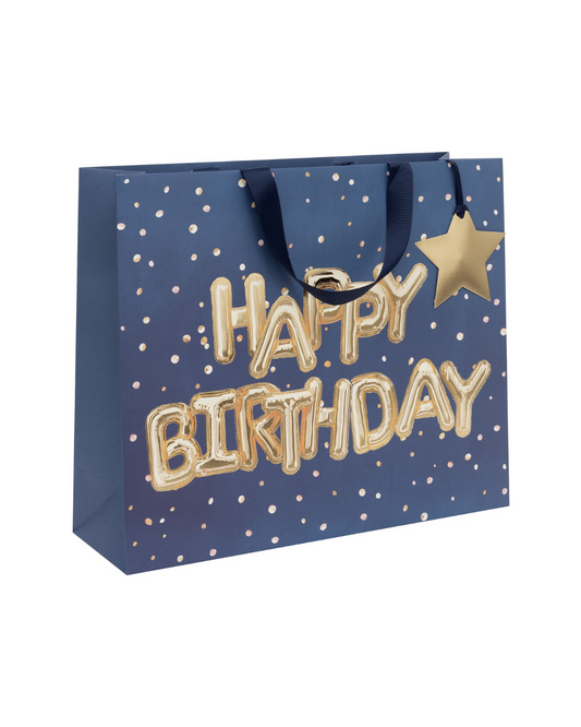 Carrier Birthday Blue with Gift Tag