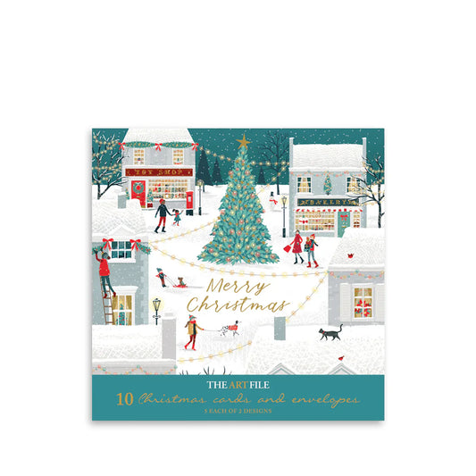 Christmas Street - Card Wallet