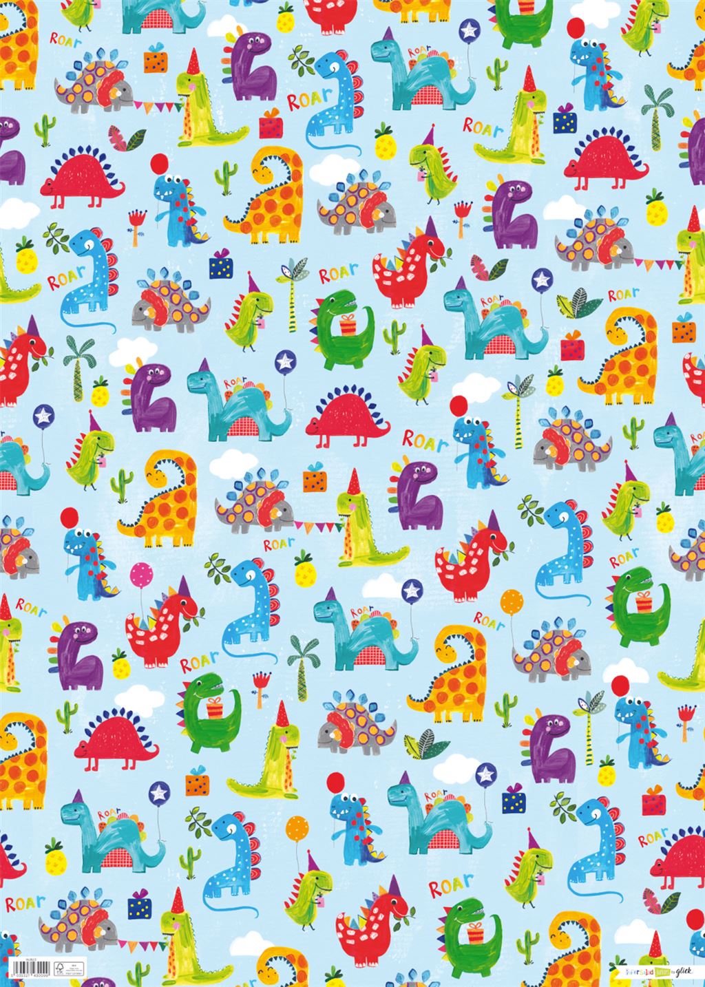 Dinosaurs Gift Wrap