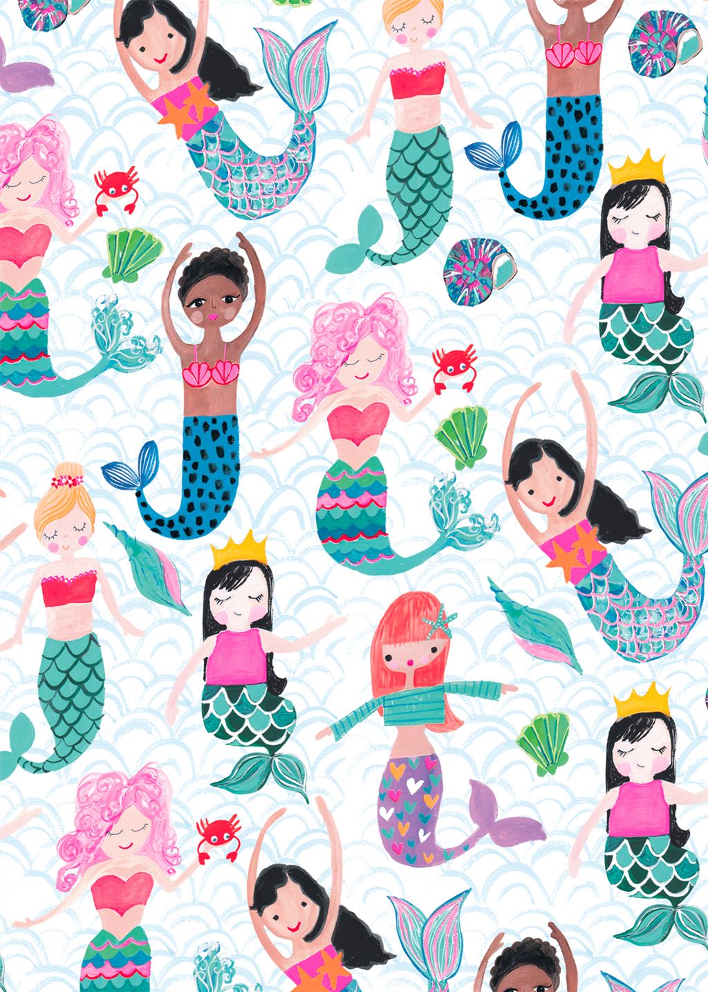 Mermaids Gift Wrap