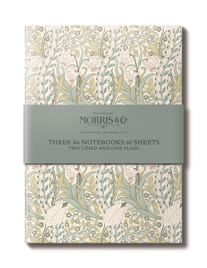 Morris & Co Set 3 A6 Notebooks