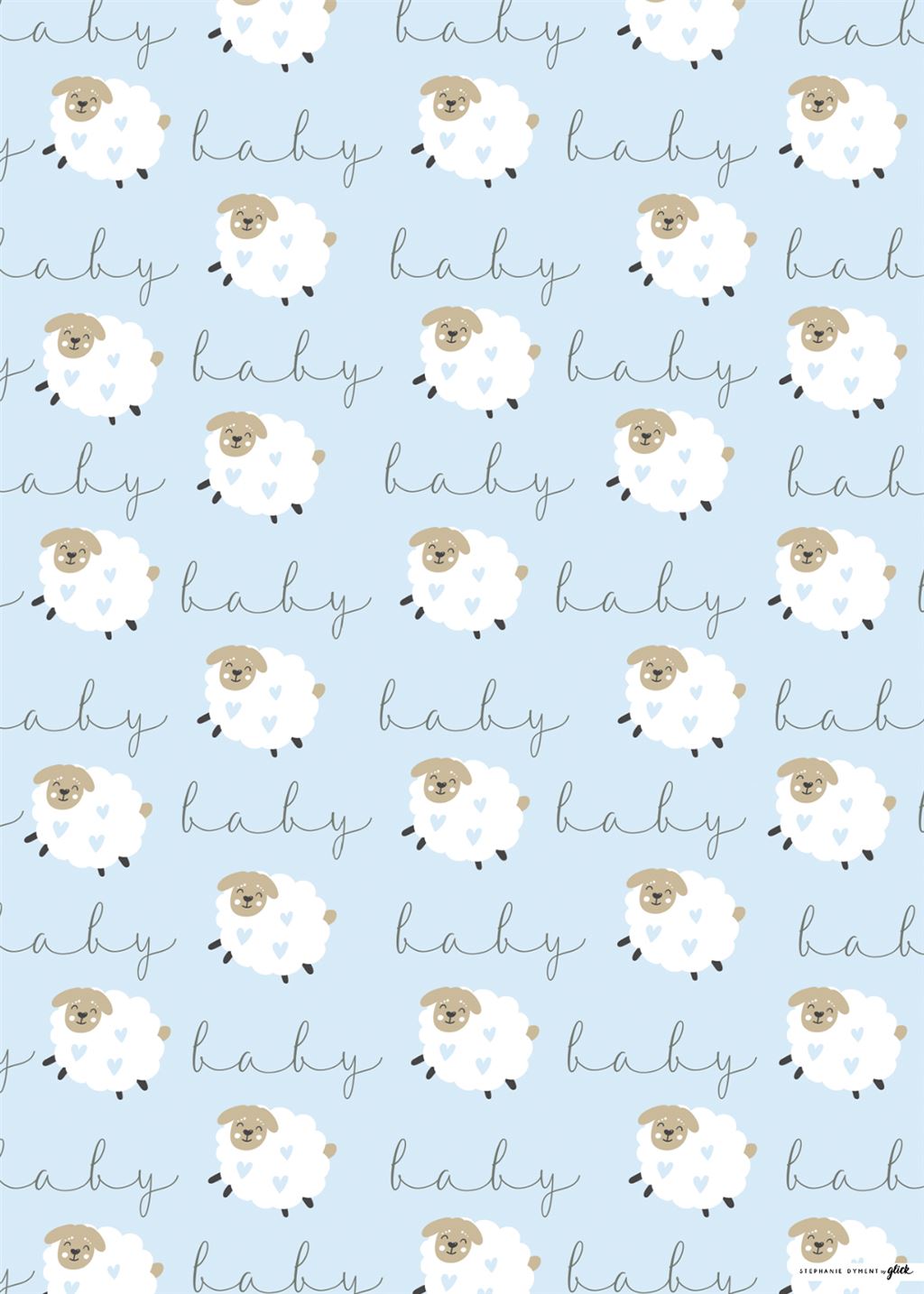 Baby Boy Gift Wrap