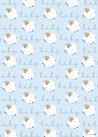 Baby Boy Gift Wrap