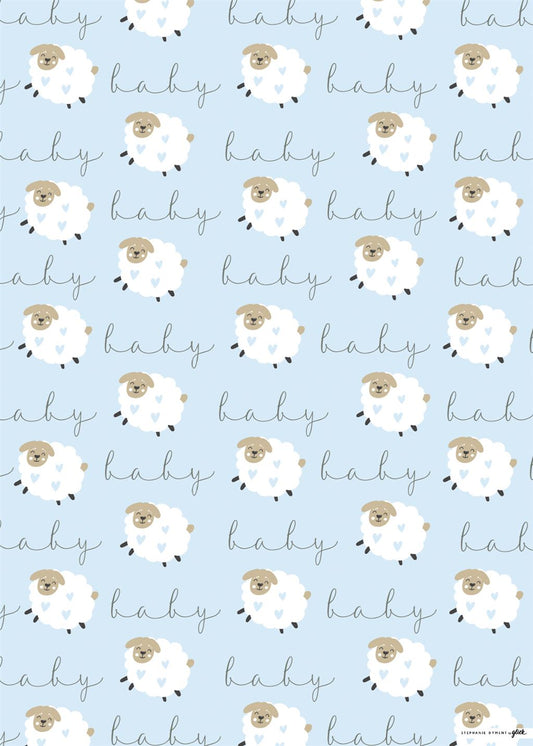 Baby Boy Gift Wrap