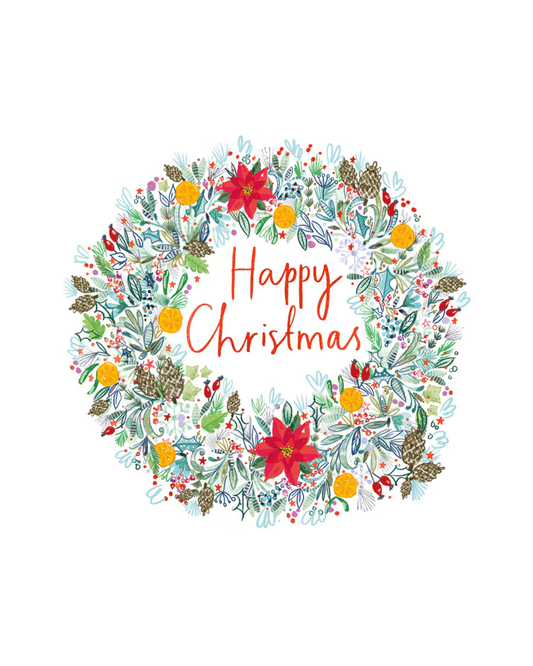 Botanical Wreath - Christmas Charity Cards