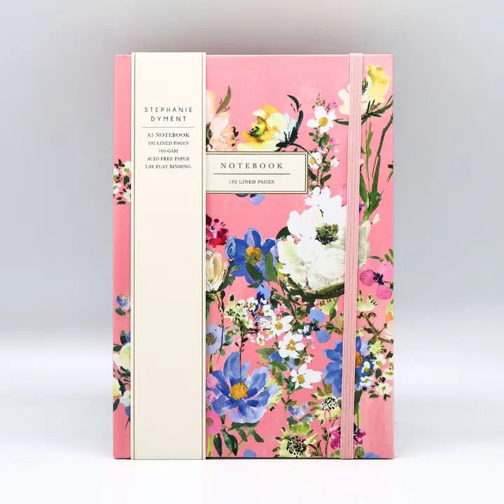 Pink Floral Journal
