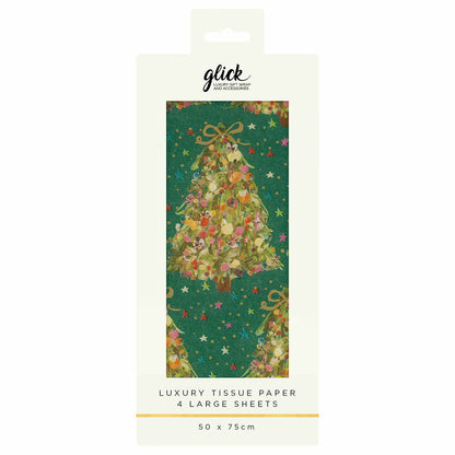 Tissue Exquisite Evergreen Green