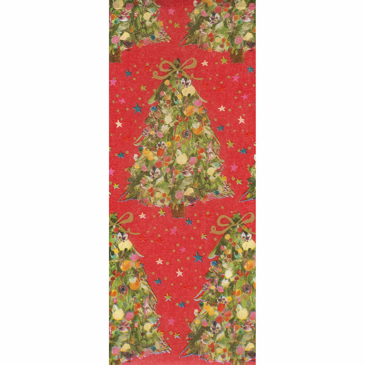 Tissue Exquisite Evergreen Red