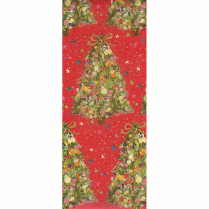 Tissue Exquisite Evergreen Red