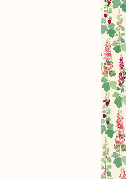 Writing Set Hollyhocks