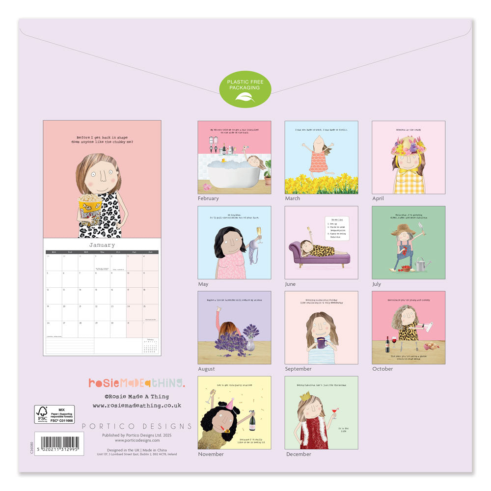 Square Calendar 2026