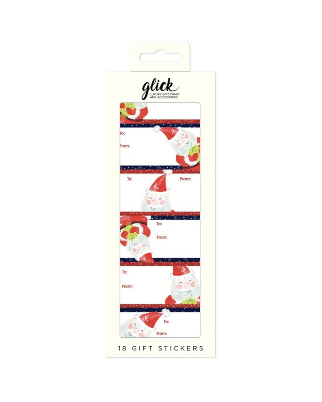 18 Stickers Santa's Work Shop