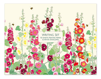 Writing Set Hollyhocks