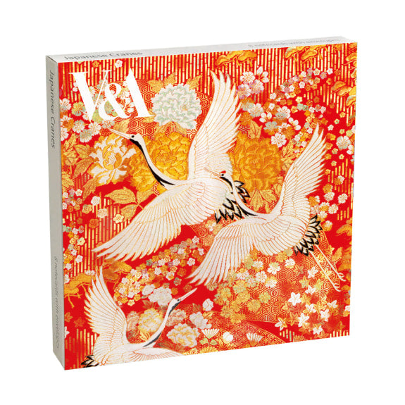 Japanese Cranes Square Notecard Pack