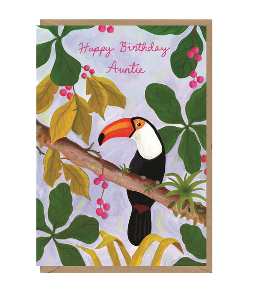 Touca Auntie Birthday Card