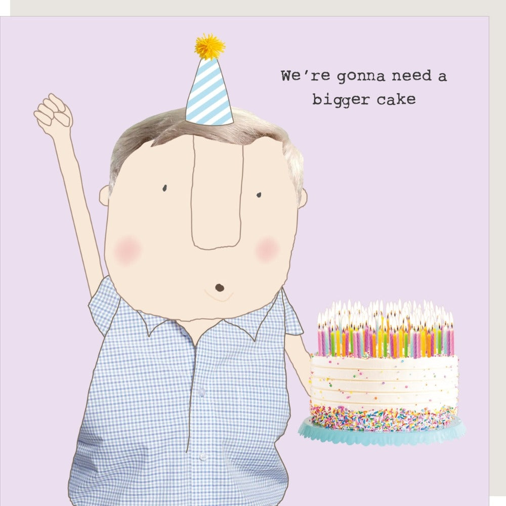 Card Bigger Cake Boy