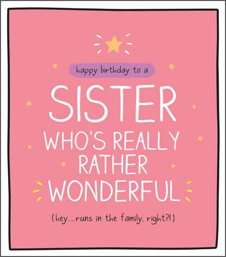 Card Birthday Sister