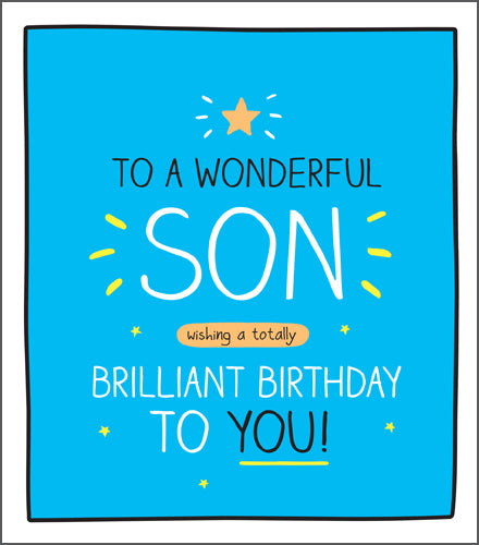 Card Birthday Son