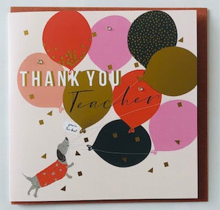 GREETING CARD TEACHER THANK YOU