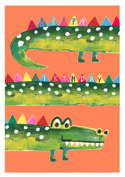 Crocodile Happy Birthday