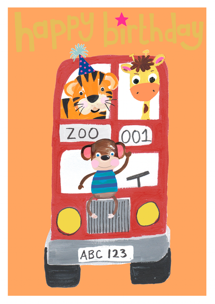 Bus Happy Birthday