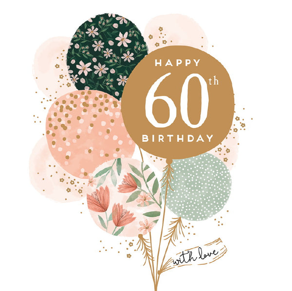 Greeting Card Birthday Age 60