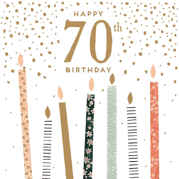 Greeting Card Birthday Age 70