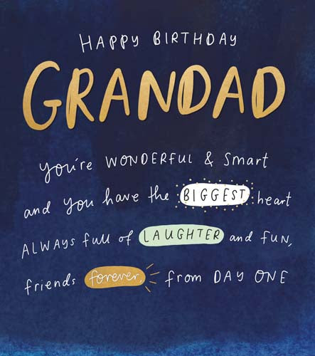 Birthday Grandad