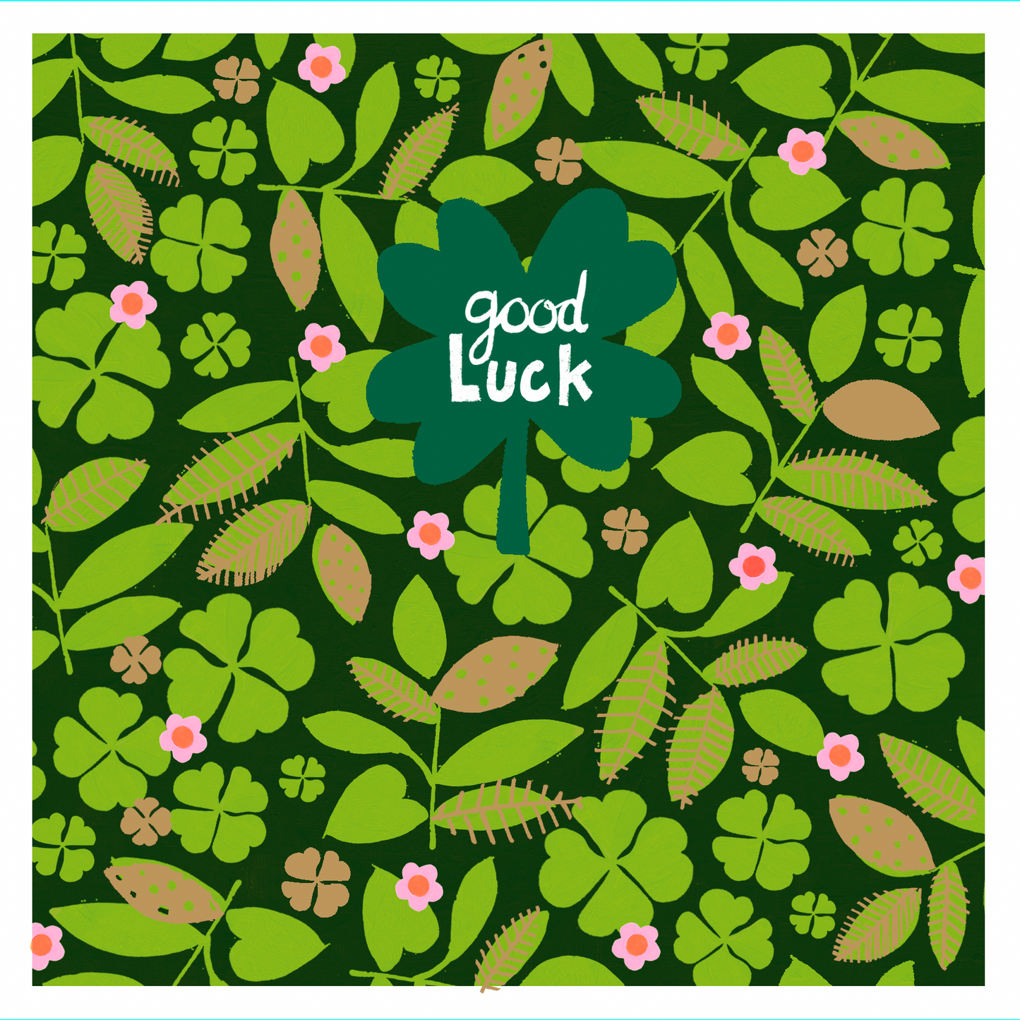 GREETING CARD GOOD LUCK