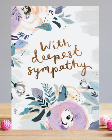 Greeting Card Sympathy