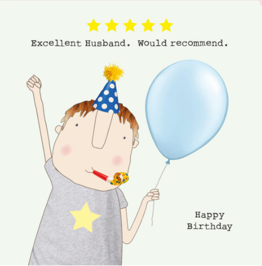 Card Five Star Husband