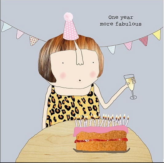 Card Birthday More Fabulous