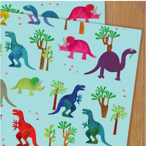 Dinosaurs Gift Wrap