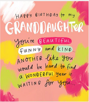 Birthday Grandaughter