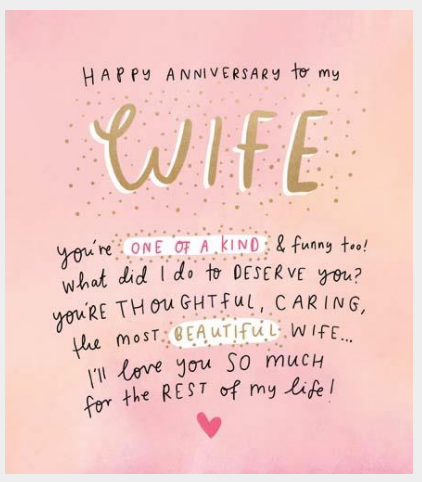 Anniversary Wife