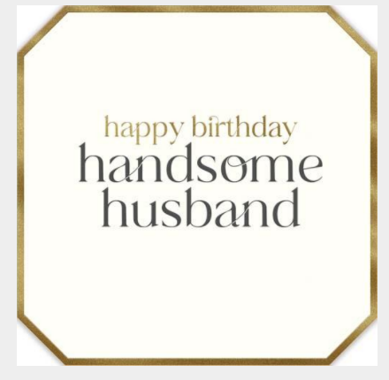 Card Birthday Husband