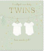 Greeting Card Baby Twins