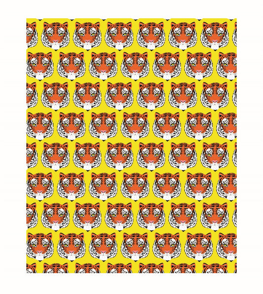 Tiger Face Gift Wrap