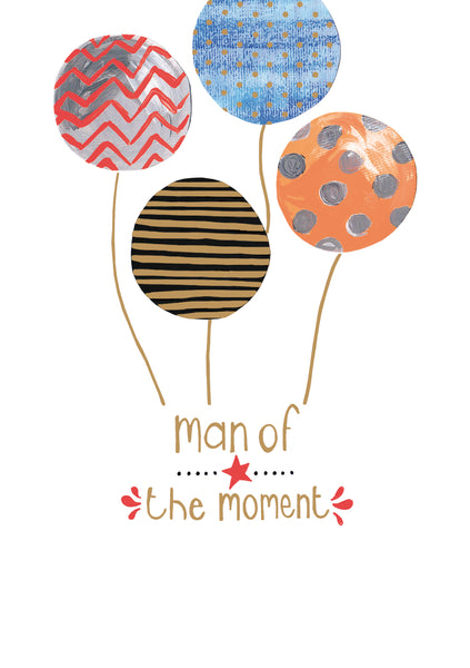 Man of The Moment Card