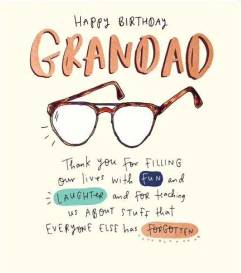 Card Birthday Grandad