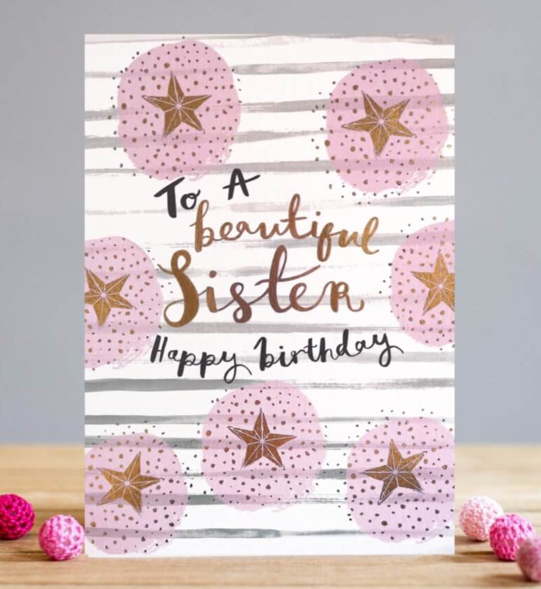 Card Birthday Sister