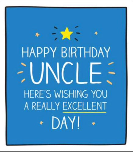 Card Birthday Uncle